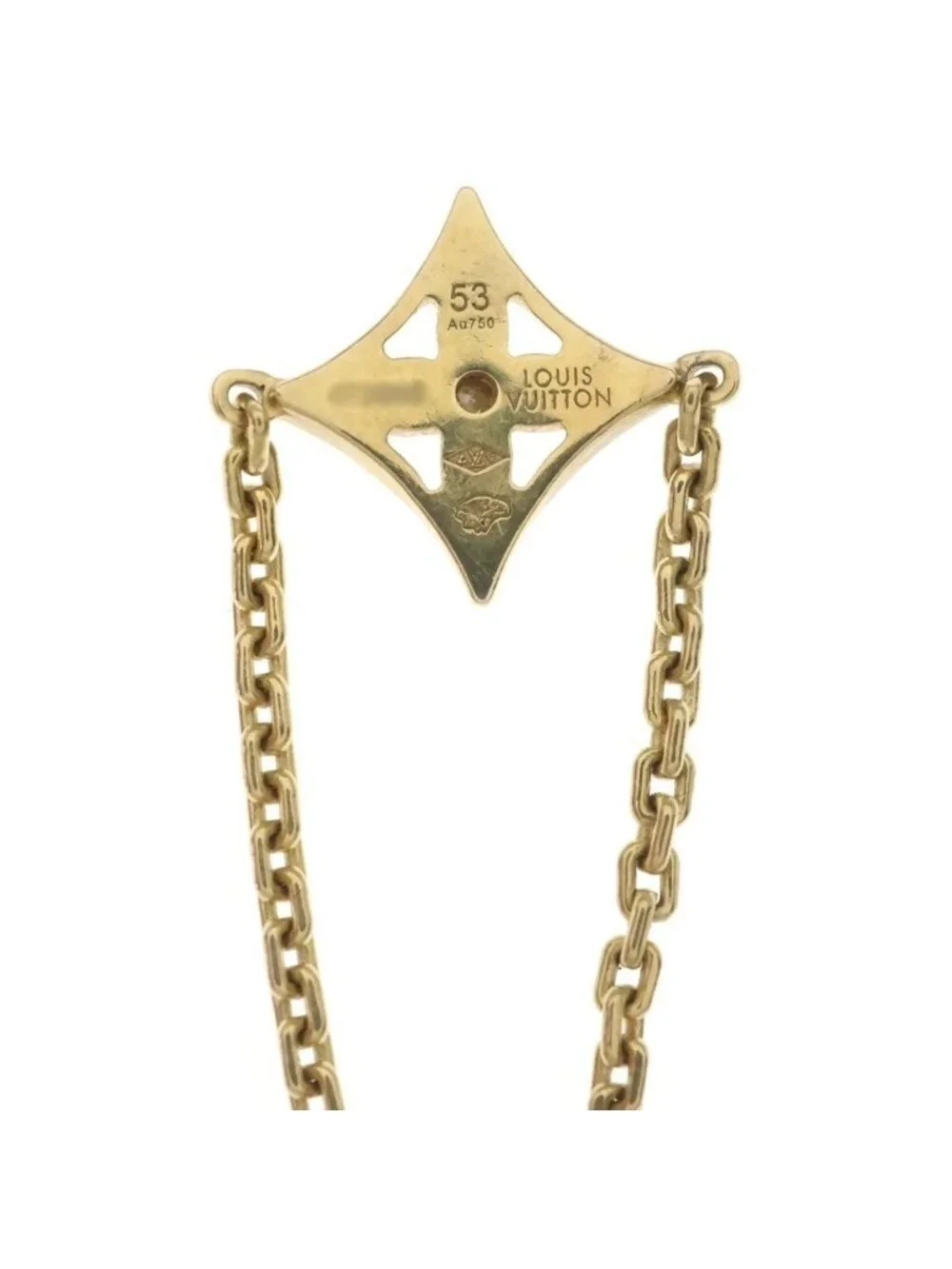 Louis Vuitton Bague Idylle Blossom Chain Ring Yellow Gold
